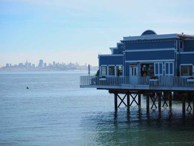 Maison sur pilotis à Sausalito
