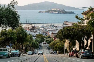 Ile d'Alcatraz depuis 
San Francisco