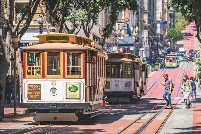 Ligne Cable Car Powell-Hyde San Francisco